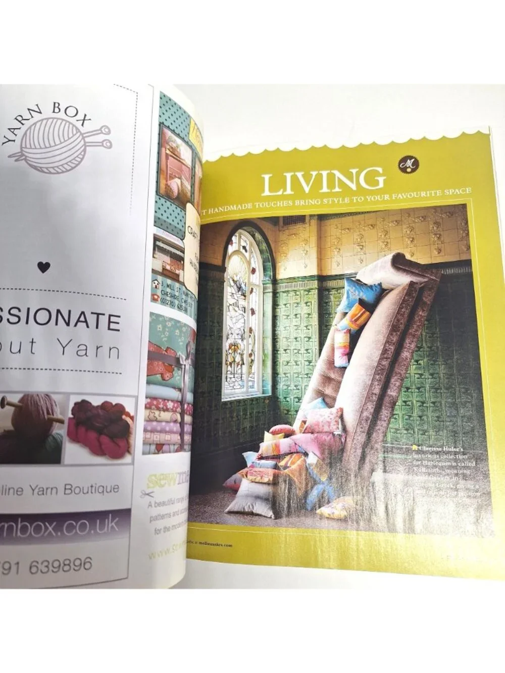 Mollie Makes Issue 7 Magazine UK 2011 DIY Crafts With Buttons Kit Mug Cosies